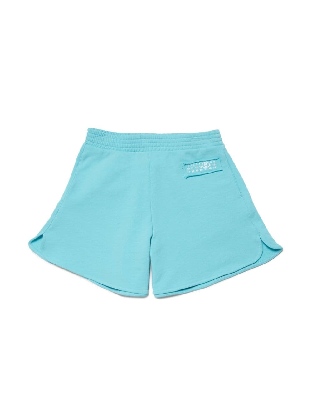 MM6 Maison Margiela Kids Shorts mit Nummern-Motiv - Blau von MM6 Maison Margiela Kids