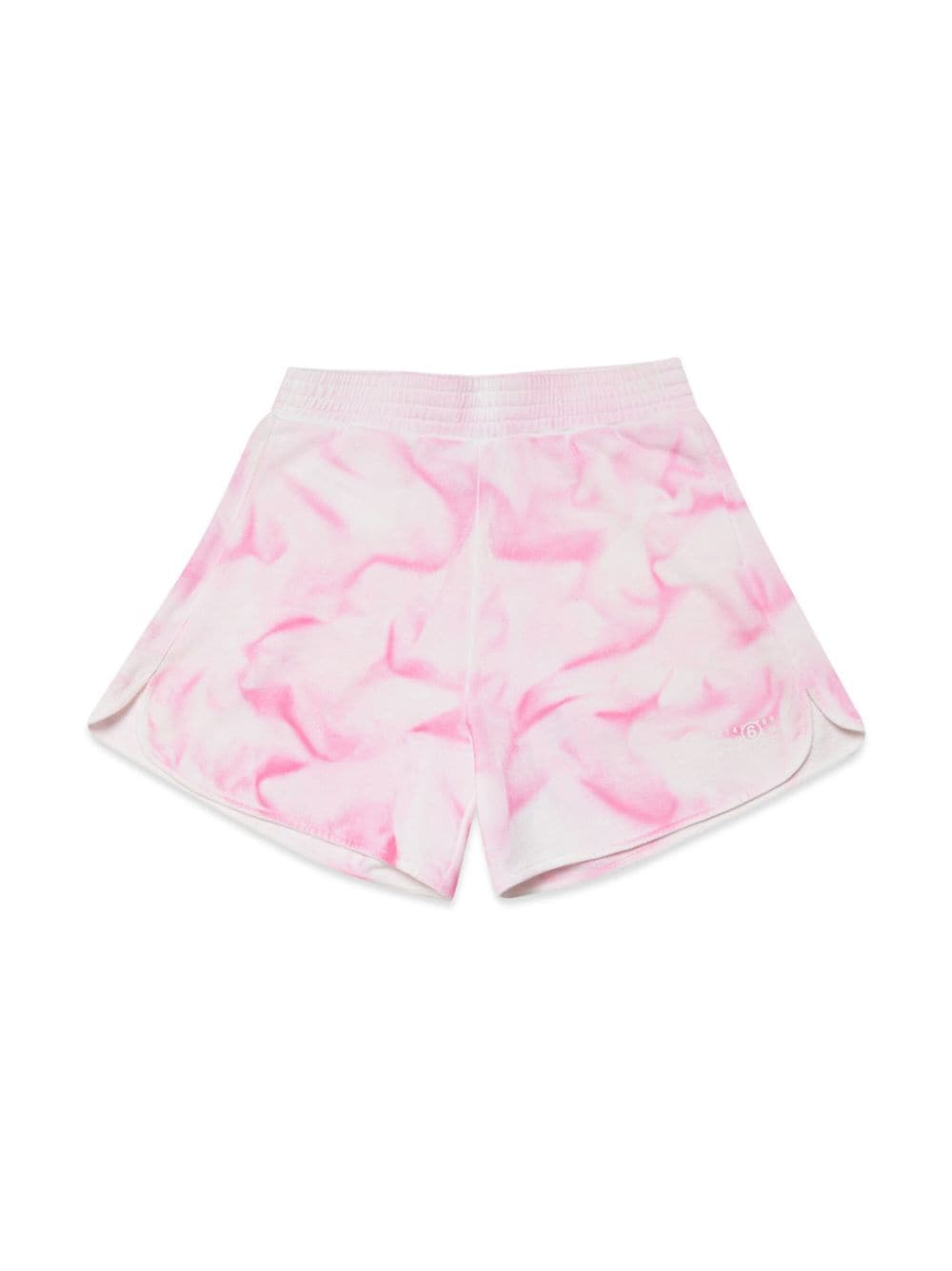 MM6 Maison Margiela Kids Shorts mit abstraktem Print - Rosa von MM6 Maison Margiela Kids