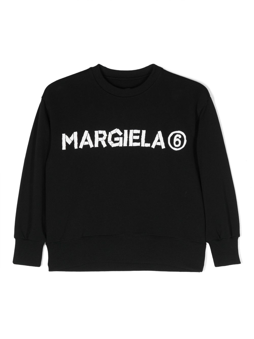 MM6 Maison Margiela Kids Sweatshirt mit Logo - Schwarz von MM6 Maison Margiela Kids