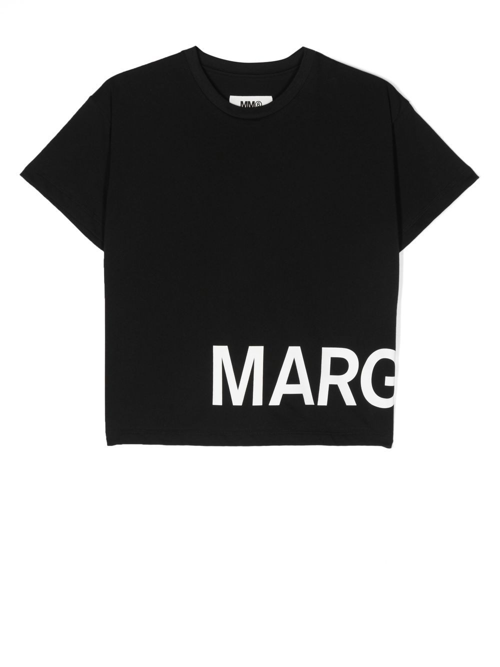 MM6 Maison Margiela Kids T-Shirt mit Logo-Print - Schwarz von MM6 Maison Margiela Kids