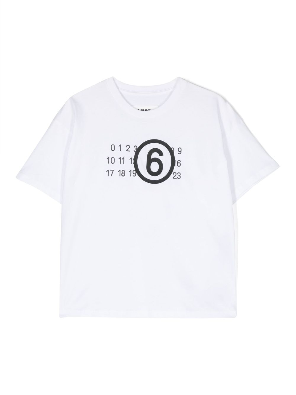 MM6 Maison Margiela Kids T-Shirt mit Nummer - Weiß von MM6 Maison Margiela Kids