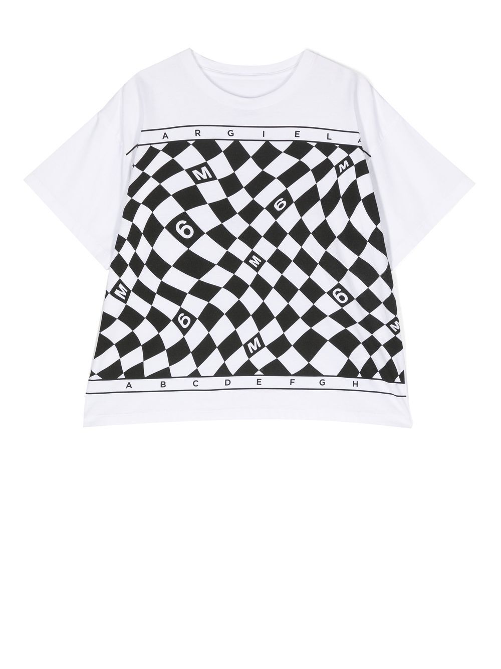 MM6 Maison Margiela Kids T-Shirt mit grafischem Print - Schwarz von MM6 Maison Margiela Kids