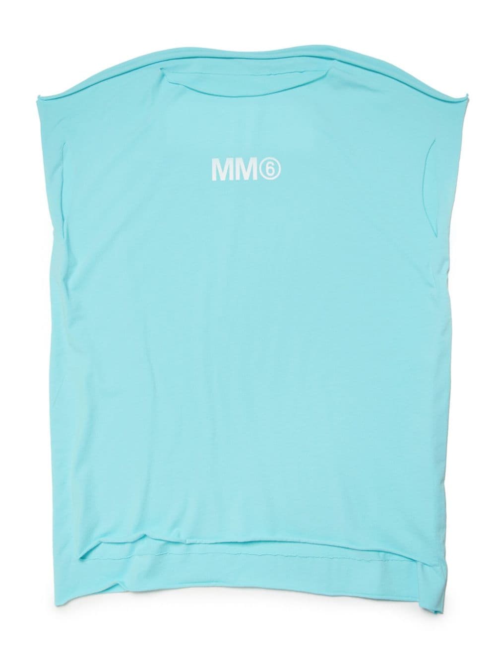MM6 Maison Margiela Kids Trägershirt mit Logo-Print - Blau von MM6 Maison Margiela Kids