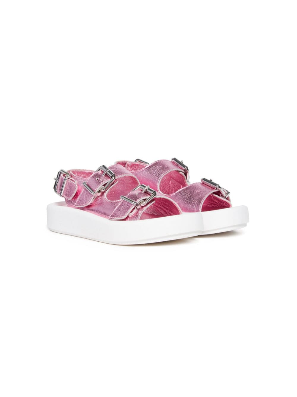 MM6 Maison Margiela Kids Sandalen mit Schnallen - Rosa von MM6 Maison Margiela Kids