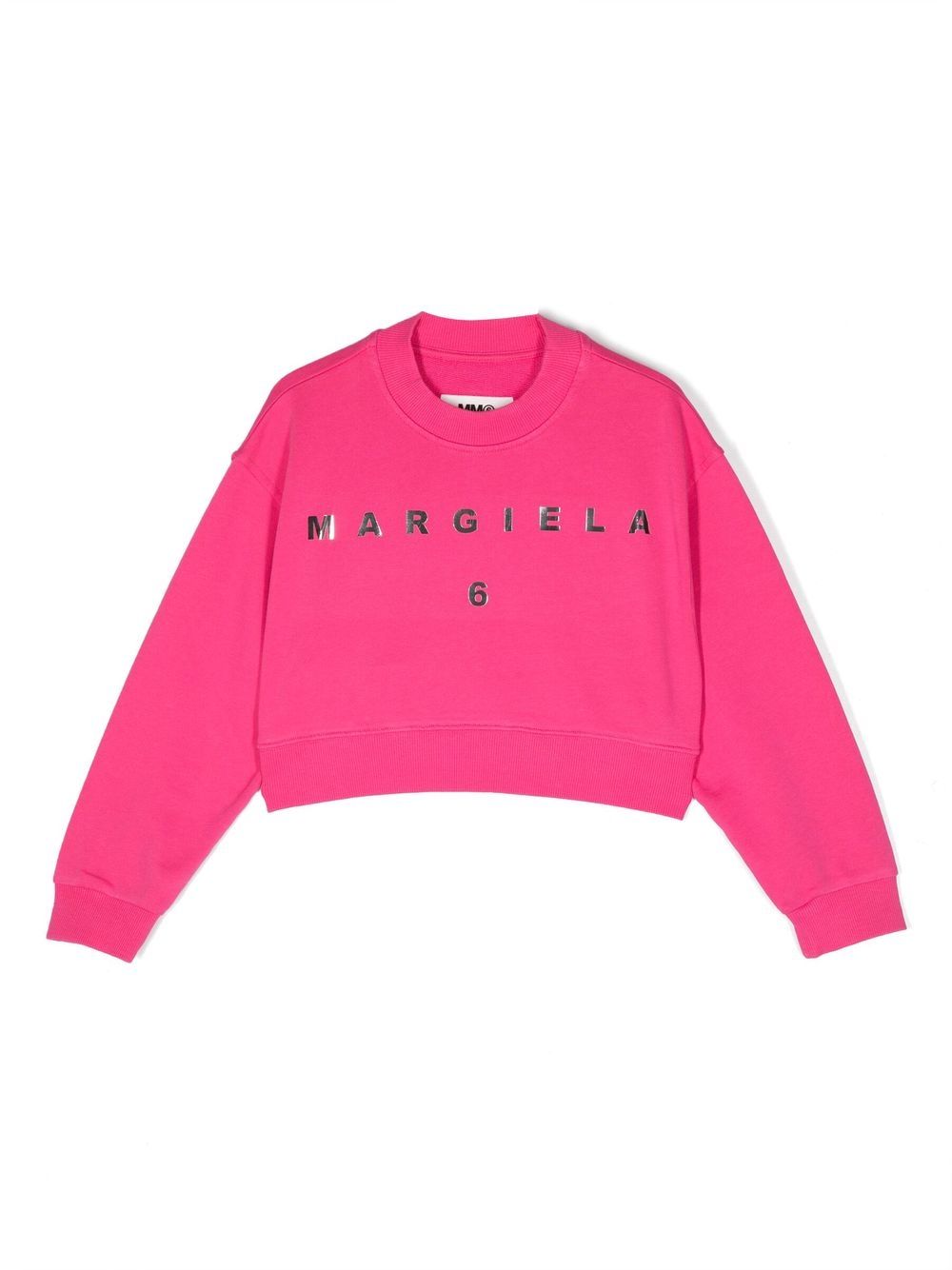 MM6 Maison Margiela Kids Sweatshirt mit Logo - Rosa von MM6 Maison Margiela Kids