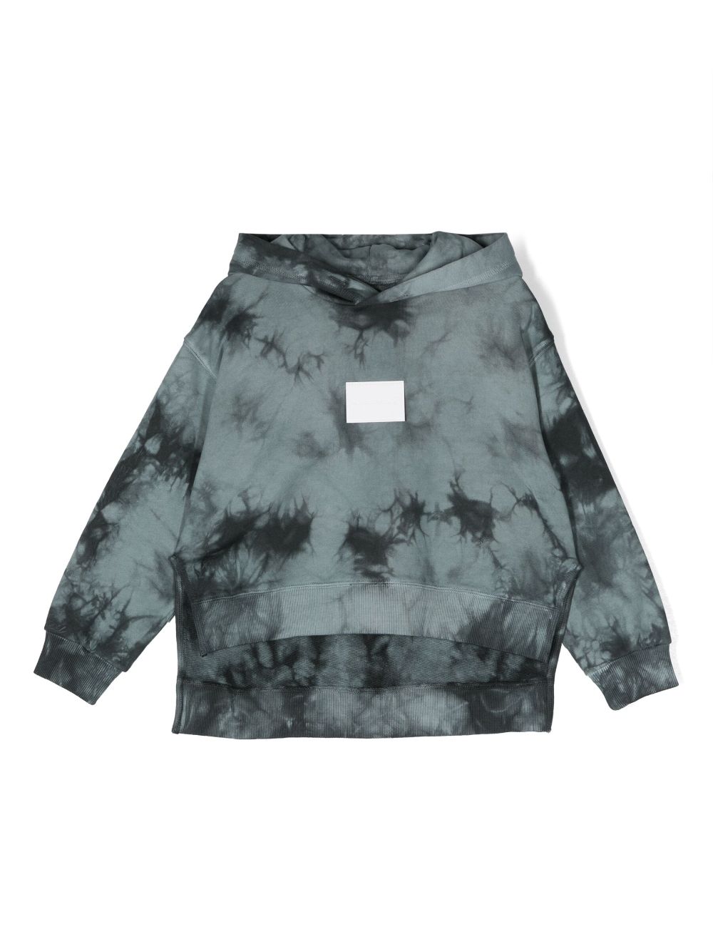 MM6 Maison Margiela Kids Hoodie mit Batikmuster - Grau von MM6 Maison Margiela Kids