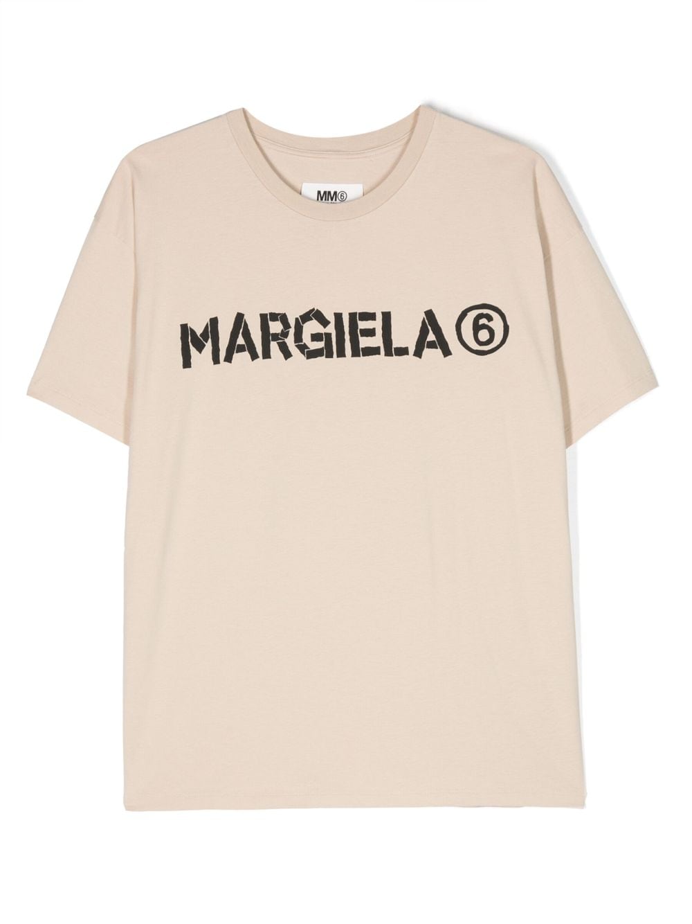 MM6 Maison Margiela Kids T-Shirt mit Logo-Print - Nude von MM6 Maison Margiela Kids