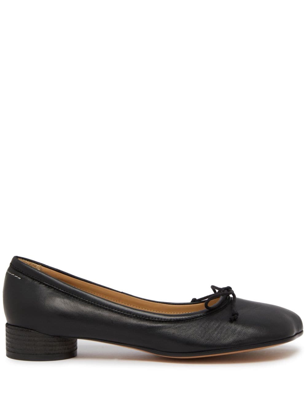 MM6 Maison Margiela Anatomic Ballerinas - Schwarz von MM6 Maison Margiela