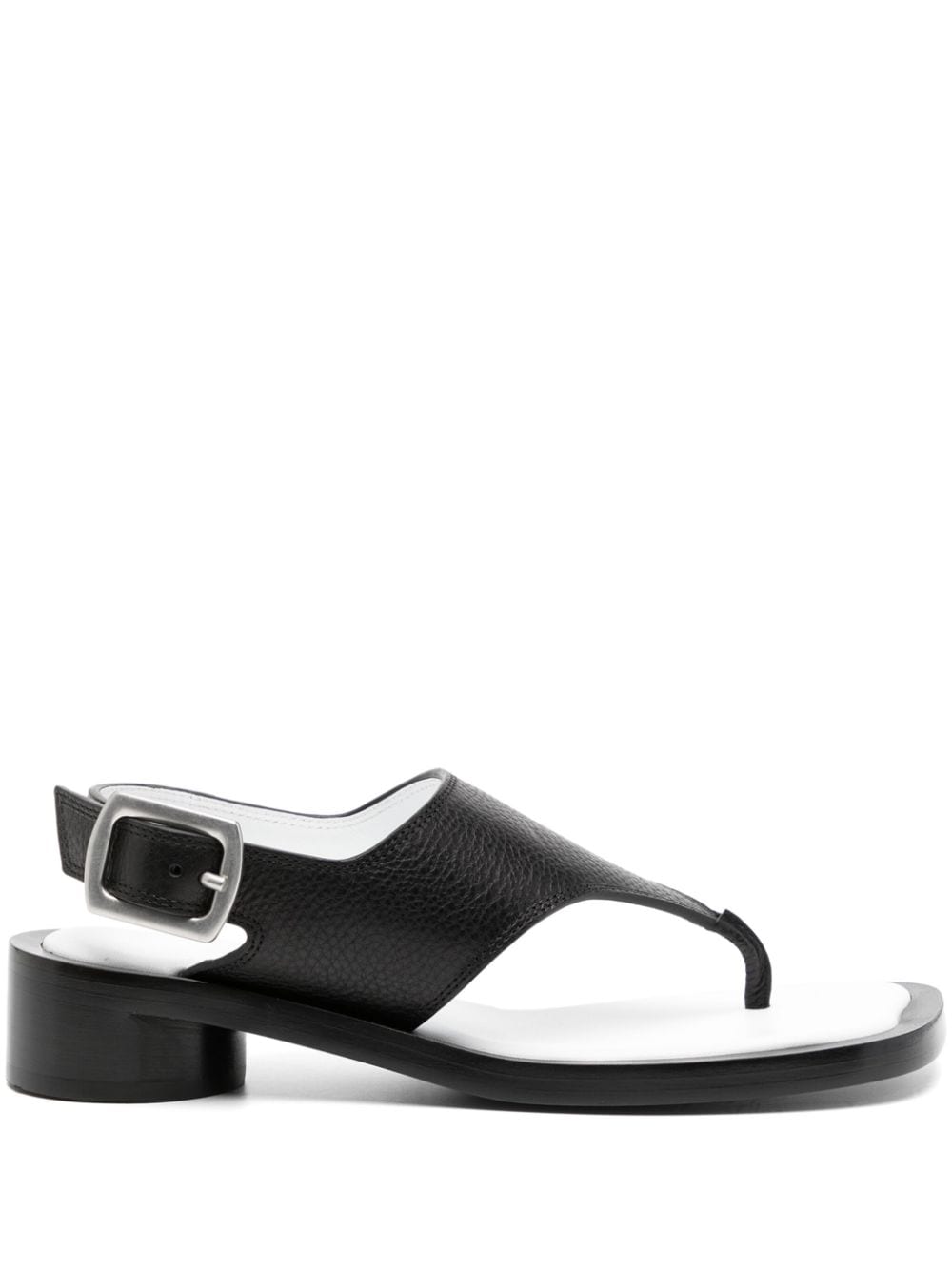 MM6 Maison Margiela Anatomic 35mm leather sandals - Schwarz von MM6 Maison Margiela