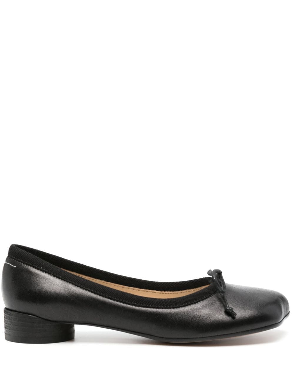 MM6 Maison Margiela Anatomic Ballerinas - Schwarz von MM6 Maison Margiela