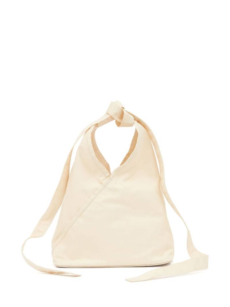 MM6 Maison Margiela Handtasche mit Knotendetail - Nude von MM6 Maison Margiela