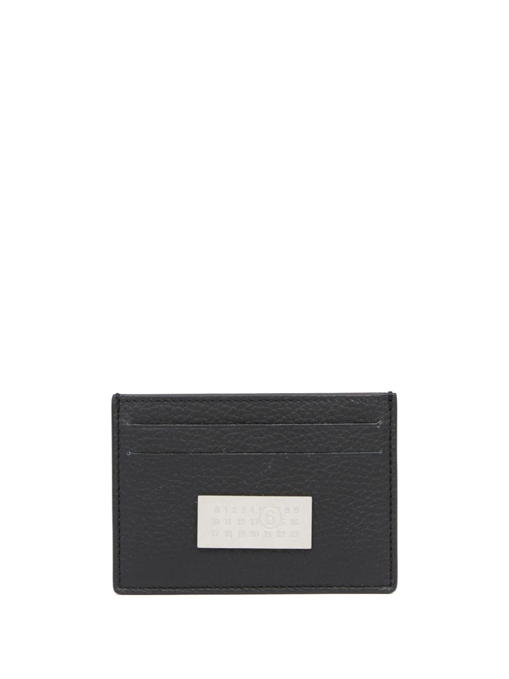 MM6 Maison Margiela Kartenetui mit numerischem Logo - Schwarz von MM6 Maison Margiela