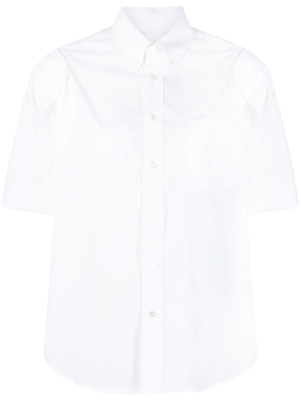 MM6 Maison Margiela Kurzärmeliges Hemd - Weiß von MM6 Maison Margiela