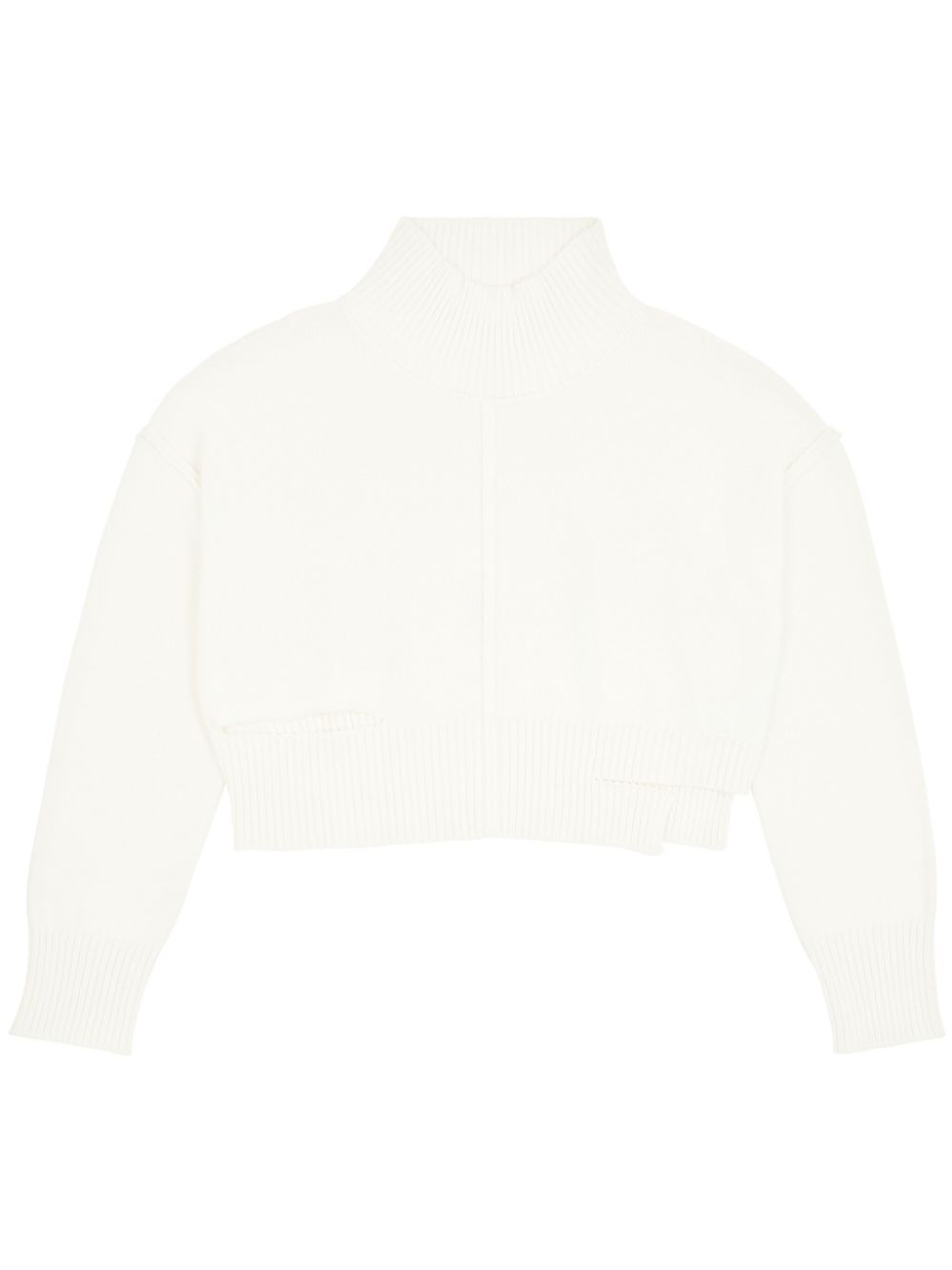 MM6 Maison Margiela Pullover mit Cut-Outs - Weiß von MM6 Maison Margiela