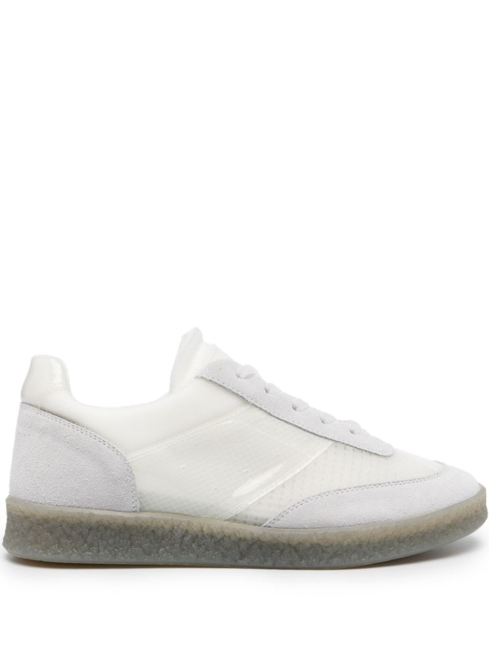 MM6 Maison Margiela Sneakers in Colour-Block-Optik - Weiß von MM6 Maison Margiela