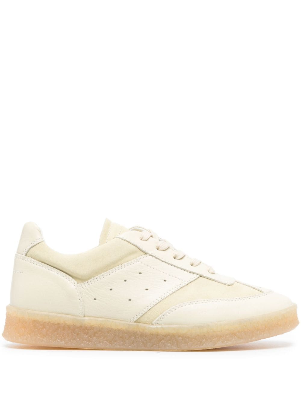 MM6 Maison Margiela Sneakers mit Nummern-Patch - Nude von MM6 Maison Margiela