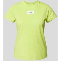 MM6 Maison Margiela T-Shirt mit Motiv-Patch in Neon Gruen, Größe M von MM6 Maison Margiela