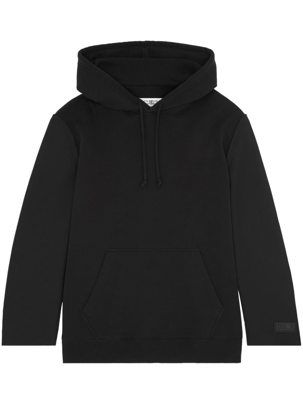 MM6 Maison Margiela Hoodie mit Logo-Applikation - Schwarz von MM6 Maison Margiela