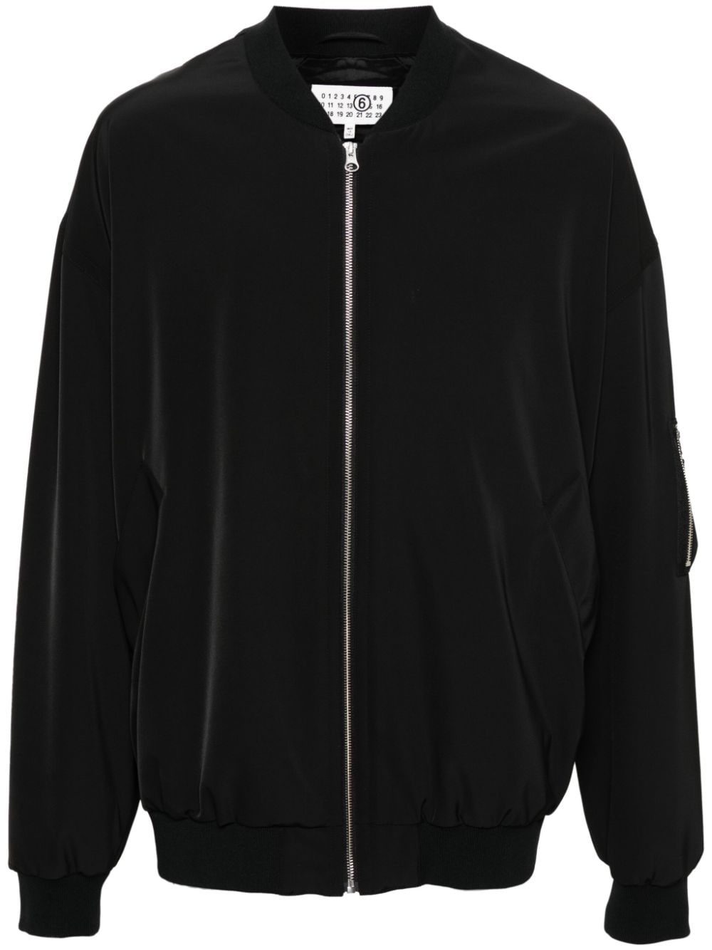 MM6 Maison Margiela Bomberjacke aus Twill - Schwarz von MM6 Maison Margiela