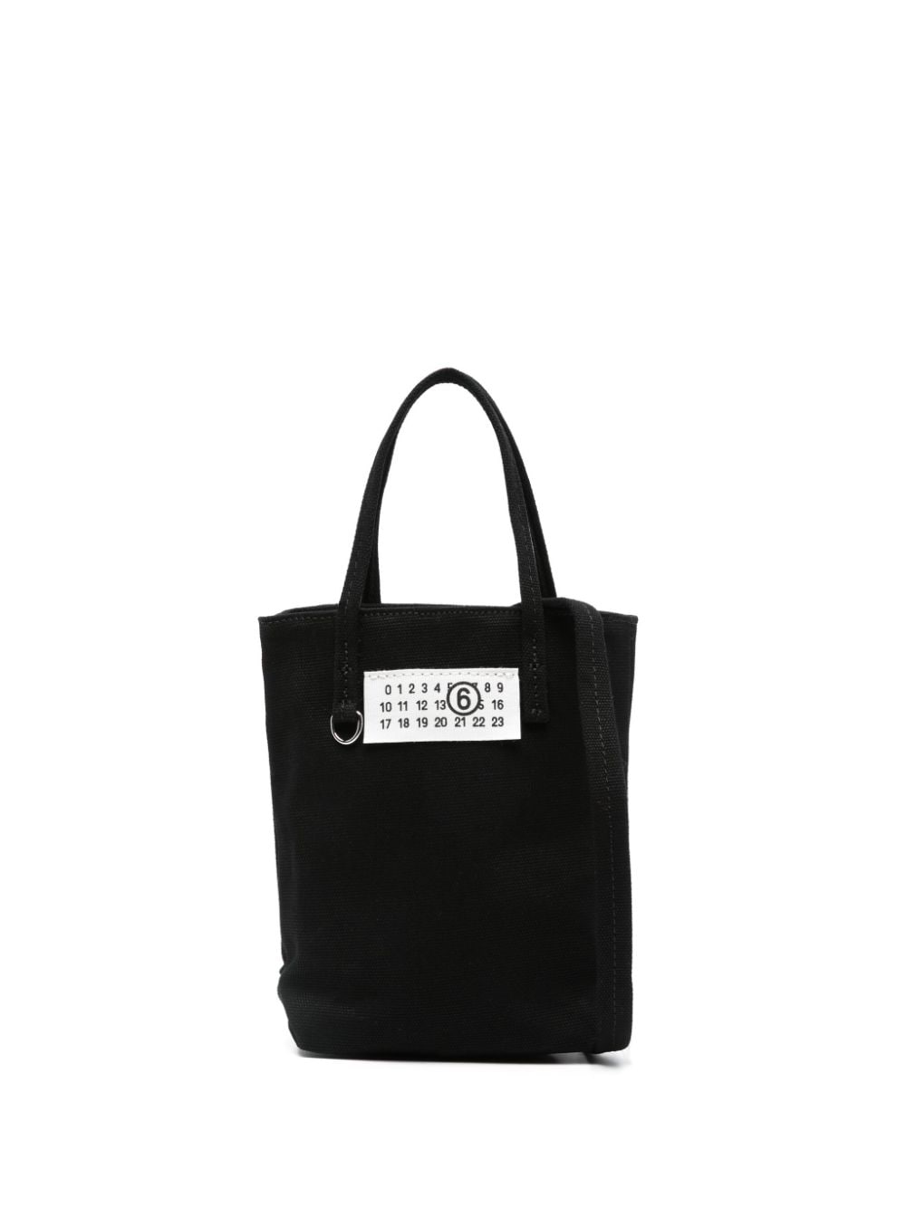 MM6 Maison Margiela Mini-Tasche aus Canvas - Schwarz von MM6 Maison Margiela