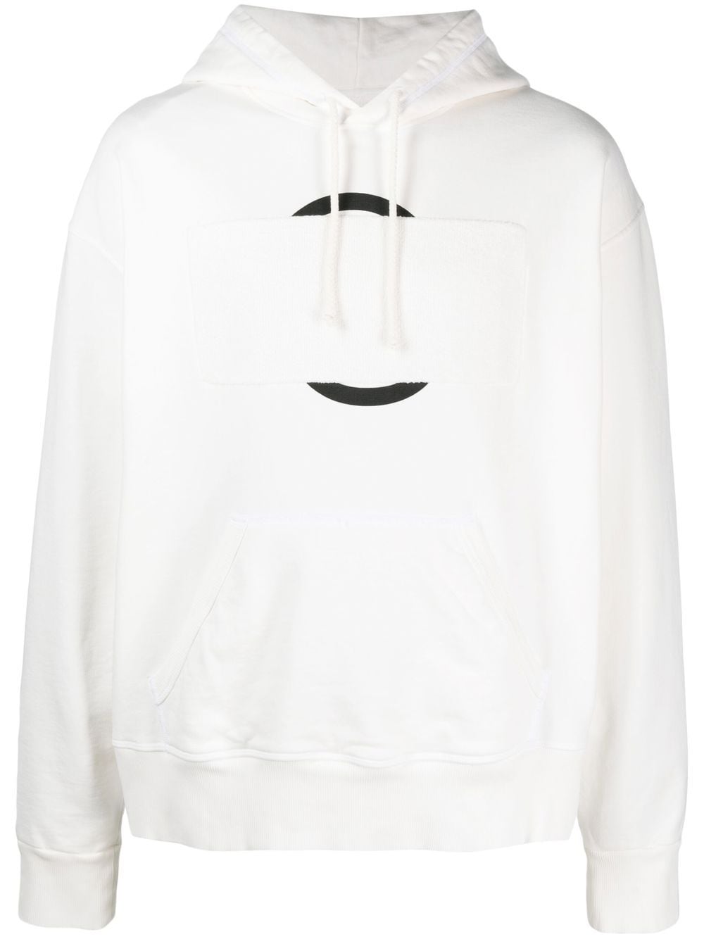 MM6 Maison Margiela Hoodie mit grafischem Print - Weiß von MM6 Maison Margiela