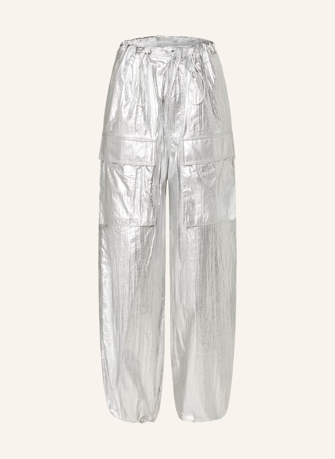 mm6 Maison Margiela Cargohose silber von MM6 Maison Margiela