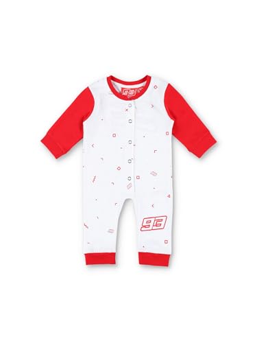 2022 MARC MARQUEZ BABY ONESIE 93 AND MICRO PATTERN - White - Baby (9-12 Months) von MM93