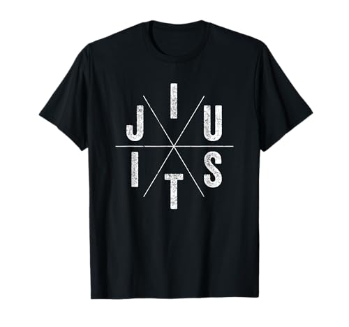 MMA BJJ Jiu Jitsu Gift Apparel Brazilian Jiu Jitsu T-Shirt Schwarz Unisex Jungen Klassisch Kurzarm Klein EU S BJJ MMA T-Shirt von MMA BJJ Jiu Jitsu Gift Apparel