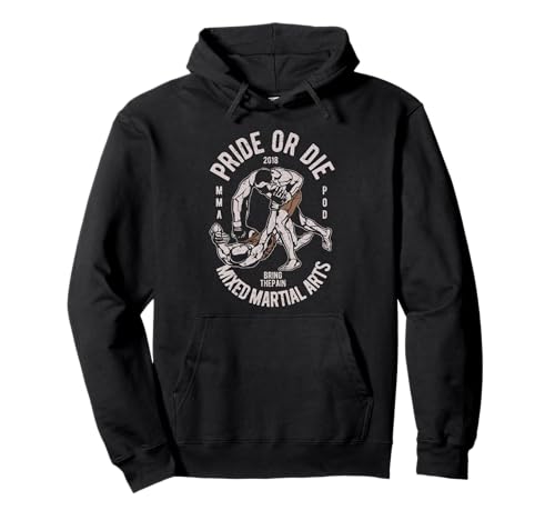 Retro MMA Bekleidung Herren Mixed Martial Arts MMA Pullover Hoodie von MMA Geschenke Mixed Martial Arts Kleidung