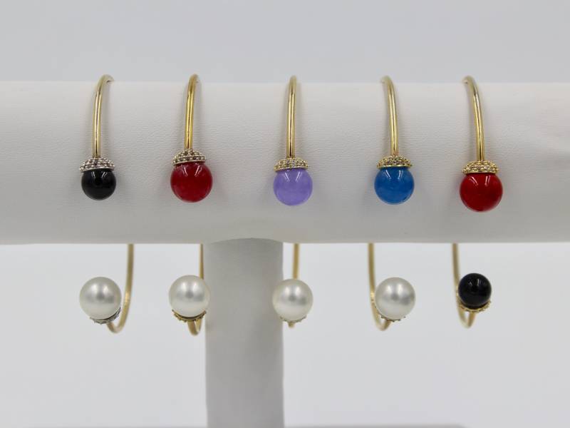 Perle Manschette Armband von MMCollectionByMartha