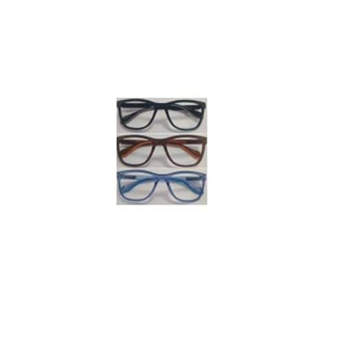 MMOWW Lesebrille 3 Pack Blaulichtfilter Brille Federscharnier Mode für Damen Herren Rechteckig Komfortabel Lesehilfe +2.0 von MMOWW