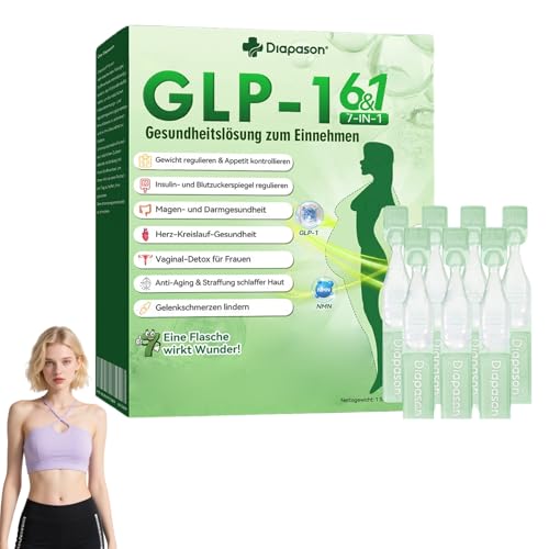Diapason GLP-1 Sieben in Eins Gesundheitslösung Orale Flüssigkeit, Natürliches GLP1 Orale Flüssigkeit, Diapason GLP-1 Tropfen, GLP-1 Orale Lösung, für Frauen und Männe (1) von MMQ