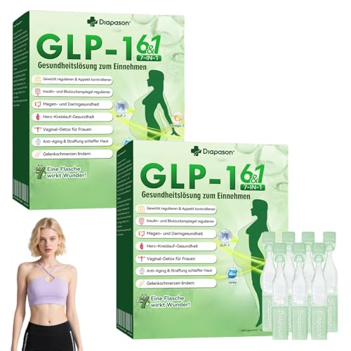 Diapason GLP-1 Sieben in Eins Gesundheitslösung Orale Flüssigkeit, Natürliches GLP1 Orale Flüssigkeit, Diapason GLP-1 Tropfen, GLP-1 Orale Lösung, für Frauen und Männe (2) von MMQ