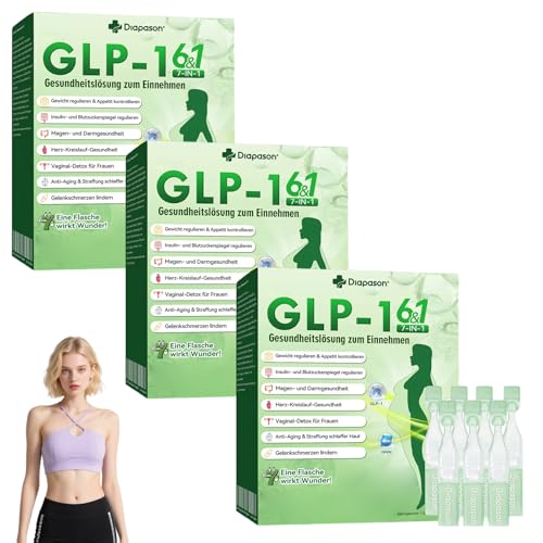 Diapason GLP-1 Sieben in Eins Gesundheitslösung Orale Flüssigkeit, Natürliches GLP1 Orale Flüssigkeit, Diapason GLP-1 Tropfen, GLP-1 Orale Lösung, für Frauen und Männe (3) von MMQ