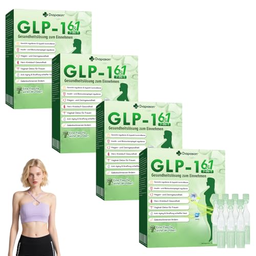 Diapason GLP-1 Sieben in Eins Gesundheitslösung Orale Flüssigkeit, Natürliches GLP1 Orale Flüssigkeit, Diapason GLP-1 Tropfen, GLP-1 Orale Lösung, für Frauen und Männe (4) von MMQ