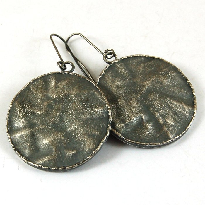 Silber Ohrringe, Oxidierte Ohrringe Silber Ohrringe, Oxidierte Ohrringe von MMRomanowicz