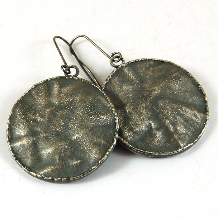Silber Ohrringe, Oxidierte Ohrringe Silber Ohrringe, Oxidierte Ohrringe von MMRomanowicz