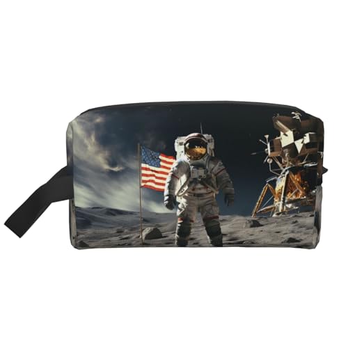 Arabisches indisches Karomuster, tragbar, große Kapazität, Reise-Kulturbeutel (Druckmodelle), wasserdichte Make-up-Aufbewahrungstasche für Damen und Herren, für Geschäftsreisen, Fitness, Badezimmer von MMSJSBVY