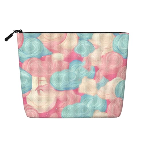Candy and Lollipops Kulturbeutel für Damen, tragbare Reise-Kosmetiktasche, täglicher Organizer mit Reißverschluss, COTTON CANDY, Einheitsgröße Candy and Lollipops Kulturbeutel für Damen, tragbare Reise-Kosmetiktasche, täglicher Organizer mit Reißverschluss, COTTON CANDY, Einheitsgröße von MMSJSBVY