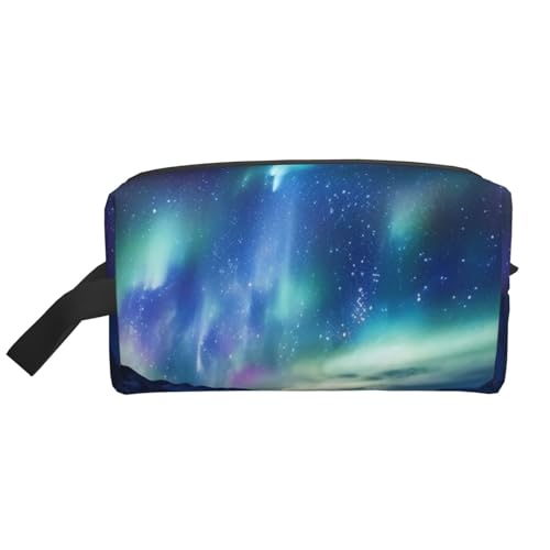 Cyan Fruit tragbare Reise-Kulturbeutel mit großer Kapazität (Druckmodelle) wasserdichte Make-up-Aufbewahrungstasche für Männer und Frauen für Geschäftsreisen, Fitness, Badezimmer, tägliche von MMSJSBVY