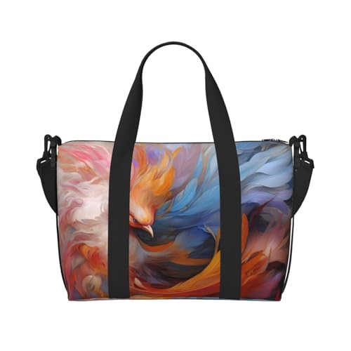 Dream Bunte Reisetasche, Unisex, wasserabweisend, Wochenend-Turnbeutel, großes Fassungsvermögen, verstellbarer Schultergurt, Reisetasche, Traumbunt, Einheitsgröße Dream Bunte Reisetasche, Unisex, wasserabweisend, Wochenend-Turnbeutel, großes Fassungsvermögen, verstellbarer Schultergurt, Reisetasche, Traumbunt, Einheitsgröße von MMSJSBVY