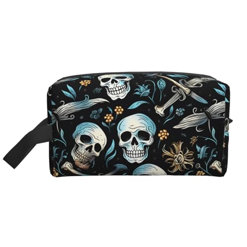 Fire Flame Hand-Kulturbeutel, tragbar, große Kapazität, Reise-Kulturbeutel (Druckmodelle), wasserdicht, Make-up-Aufbewahrungstasche für Damen und Herren, für Geschäftsreisen, Fitness, Badezimmer von MMSJSBVY