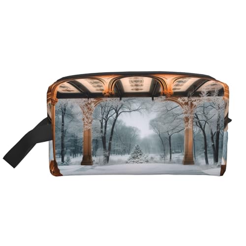 Fire Flame Hand-Kulturbeutel, tragbar, große Kapazität, Reise-Kulturbeutel (Druckmodelle), wasserdicht, Make-up-Aufbewahrungstasche für Damen und Herren, für Geschäftsreisen, Fitness, Badezimmer von MMSJSBVY