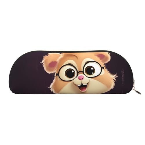 MMSJSBVY Federmäppchen aus Leder mit Elefant auf Holz, halbrunder Organizer mit Reißverschluss für Stifte, Kosmetik und Reisen, niedliches Tier, Einheitsgröße, Schulranzen MMSJSBVY Federmäppchen aus Leder mit Elefant auf Holz, halbrunder Organizer mit Reißverschluss für Stifte, Kosmetik und Reisen, niedliches Tier, Einheitsgröße, Schulranzen von MMSJSBVY