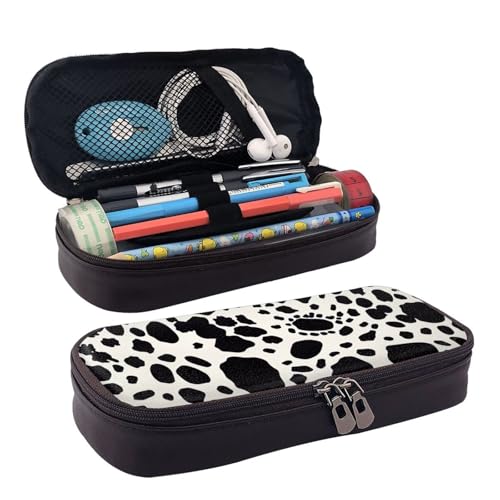 MMSJSBVY Mathematik-Federmäppchen – großes Fassungsvermögen, langlebiges Federmäppchen, Schreibwaren-Organizer, Schul- und Bürobedarf, Leopardenmuster 2, Einheitsgröße, Kosmetikkoffer von MMSJSBVY