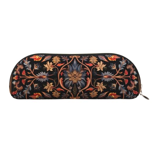 MMSJSBVY Schönes Federmäppchen aus Leder mit Sonnenuntergang, halbrunder Organizer mit Reißverschluss für Stifte, Kosmetik und Reisen, Antike orientalische Kunst, Einheitsgröße, Schulranzen MMSJSBVY Schönes Federmäppchen aus Leder mit Sonnenuntergang, halbrunder Organizer mit Reißverschluss für Stifte, Kosmetik und Reisen, Antike orientalische Kunst, Einheitsgröße, Schulranzen von MMSJSBVY