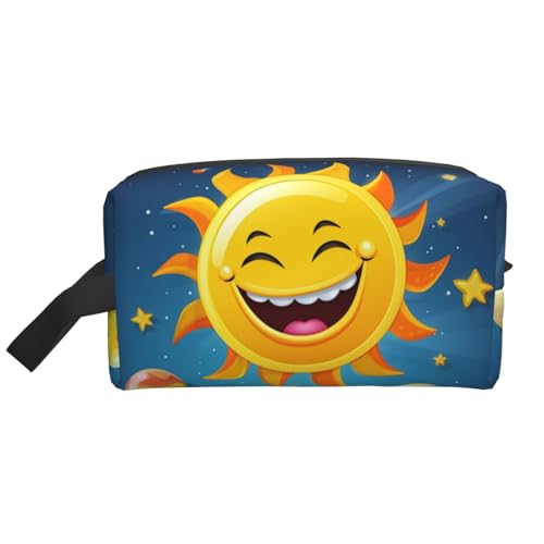 Merry Christmas Star tragbare große Kapazität Reise-Kulturbeutel (Druckmodelle) wasserdichte Make-up-Aufbewahrungstasche für Männer und Frauen für Geschäftsreisen, Fitness, Badezimmer, tägliche von MMSJSBVY