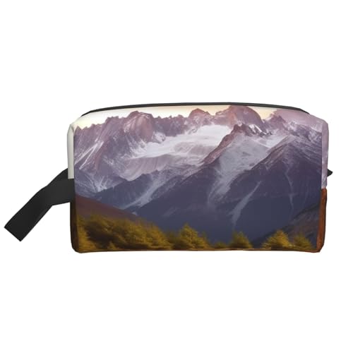 Reindeer tragbare große Kapazität Reise-Kulturbeutel (Druckmodelle) wasserdichte Make-up-Aufbewahrungstasche für Männer und Frauen für Geschäftsreisen, Fitness, Badezimmer, tägliche Aufbewahrung von MMSJSBVY