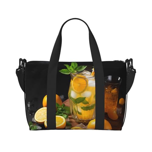 Reisetasche mit Traktor auf dem Bauernhof, Unisex, wasserabweisend, Wochenend-Turnbeutel, große Kapazität, verstellbarer Schultergurt, Reisetasche, Orange Limonade mit Minze, Einheitsgröße Reisetasche mit Traktor auf dem Bauernhof, Unisex, wasserabweisend, Wochenend-Turnbeutel, große Kapazität, verstellbarer Schultergurt, Reisetasche, Orange Limonade mit Minze, Einheitsgröße von MMSJSBVY