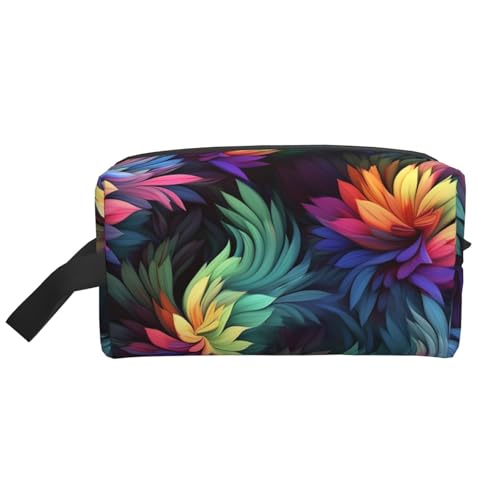 Tragbarer Kulturbeutel mit Libellenmuster, große Kapazität, Reise-Kulturbeutel (Druckmodelle), wasserdichte Make-up-Aufbewahrungstasche für Damen und Herren, für Geschäftsreisen, Fitness, Badezimmer von MMSJSBVY